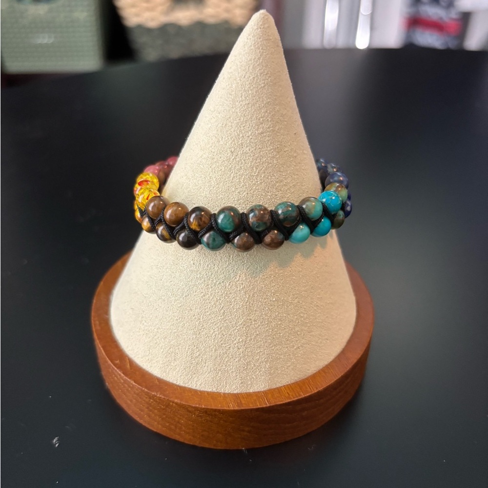 NWT NOGU Multicolor Beaded Bracelet